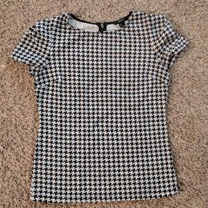 Houndstooth Top